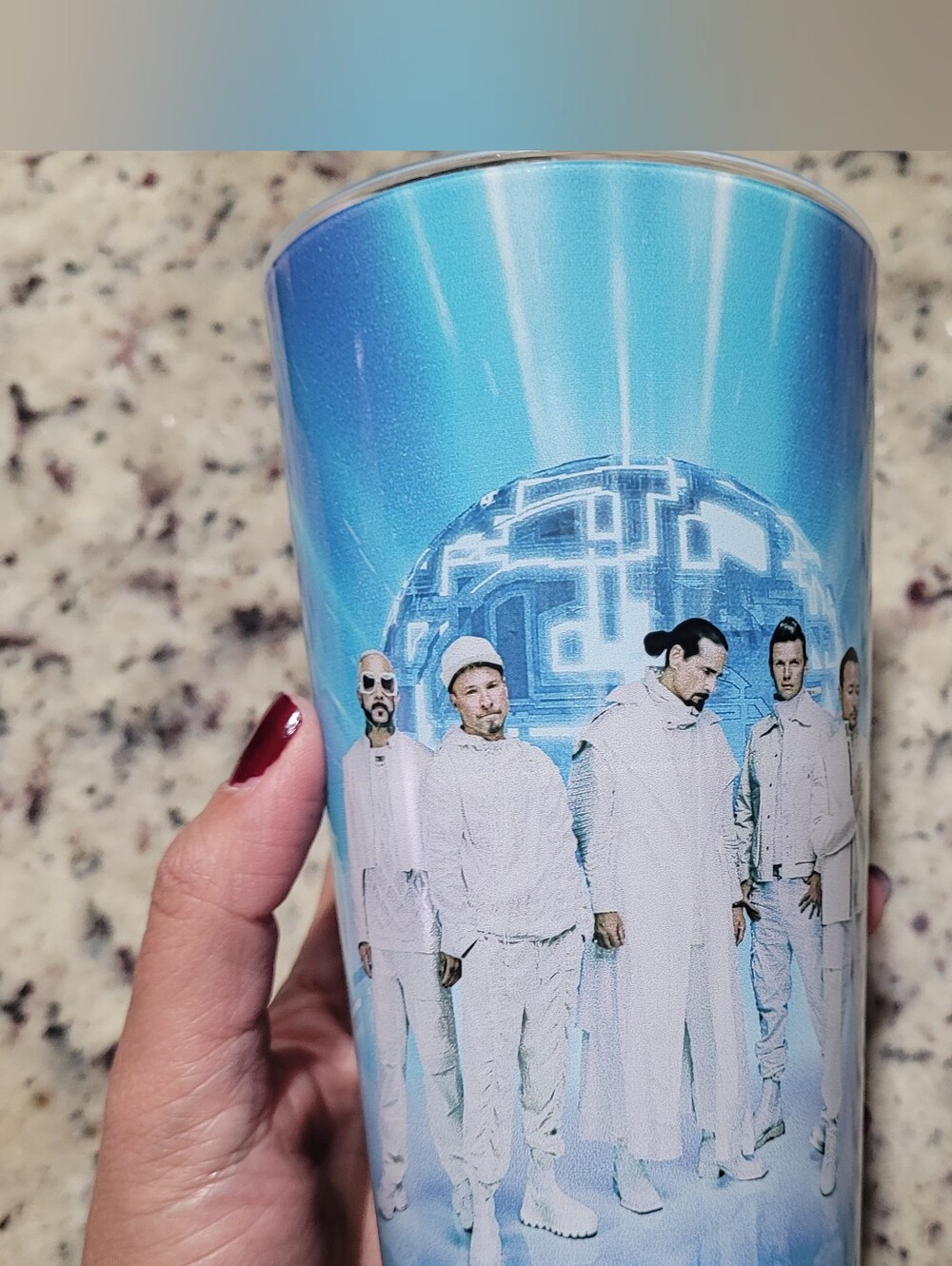 Backstreet Boys Souvenir Cup Large Into The Millenium Sphere Las Vegas